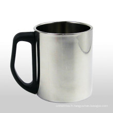 Double paroi en acier inoxydable Espresso café tasse Mug à café